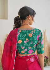 Ivy Saree - Red