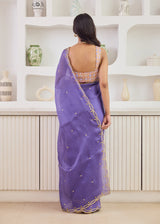 LEIA SAREE SLEEVELESS ARIA BLOUSE - LAVENDER