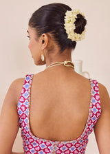 ARIA BLOUSE - VERMILION RED