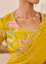 LEIA SAREE - MUSTARD YELLOW