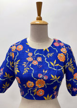 ZULAYA BLOUSE - ELECTRIC BLUE