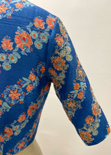 TIRCHA BLOUSE - COBALT BLUE