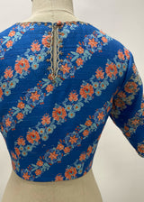 TIRCHA BLOUSE - COBALT BLUE