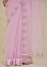 Ichika Saree - Rose Pink