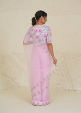 Ichika Saree - Rose Pink