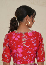 Anura Blouse - Vermillion