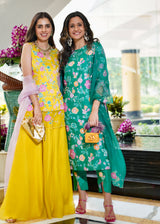 MITALI WADHWA IN OUR Seri Kurta Set - Emerald Green