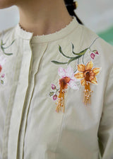 EVARA SHIRT - WARM SAGE