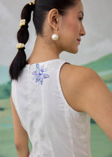 PORCELA FLOW DRESS - IVORY
