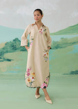 AUREA SHIRT DRESS - SAND