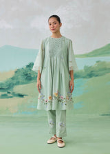 LUMEA KURTA SET - SAGE GREEN