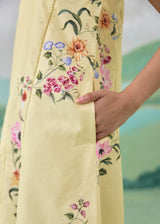 WILLOW SHIFT DRESS - BUTTER YELLOW