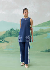 BLUE HOUR SLEEVELESS TOP - DENIM