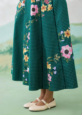 WILLOW SLEEVELESS DRESS - EMERALD GREEN