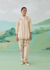 EVARA CO-ORD SET - SAND
