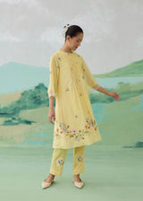 LUMEA KURTA SET - BUTTER YELLOW