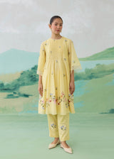 LUMEA KURTA SET - BUTTER YELLOW