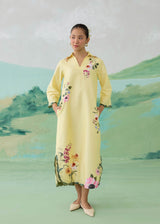 AUREA SHIRT DRESS - BUTTER YELLOW
