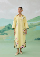 AUREA SHIRT DRESS - BUTTER YELLOW