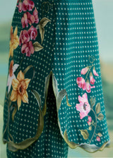 SERRA SHORT KURTA SET - EMERALD GREEN