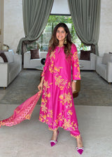 MEHAL KEJRIWAL IN OUR NELLI KURTA SET - PINK