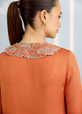 SAIRA CO-ORD SET - BURNT ORANGE