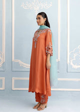 NAAZ KURTA SET - BURNT ORANGE