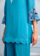 NAYAB FARSHI SET - CERULEAN BLUE