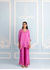 SAIRA CO-ORD SET - RANI PINK