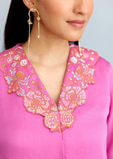 SAIRA CO-ORD SET - RANI PINK
