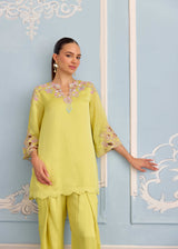 NAYAB FARSHI SET - CITRON YELLOW