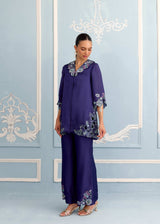 SAIRA CO-ORD SET - DEEP INDIGO