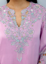 NAAZ KURTA SET - LILAC