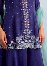 NAZM SHARARA SET - DEEP INDIGO