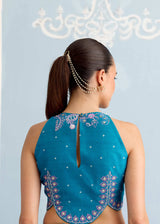 RUH BLOUSE - CERULEAN BLUE