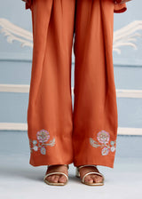 NAYAB FARSHI SET - BURNT ORANGE