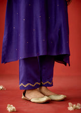 ZOYA KURTA SET - PURPLE