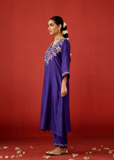 ZOYA KURTA SET - PURPLE