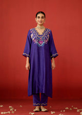 ZOYA KURTA SET - PURPLE