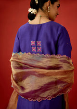 ZOYA KURTA SET - PURPLE