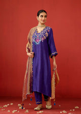 ZOYA KURTA SET - PURPLE