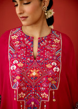RAAHI KAFTAAN SET - RED