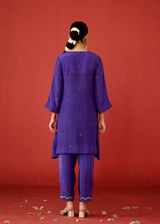 NURA KURTA SET - PURPLE