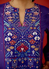 NURA KURTA SET - PURPLE