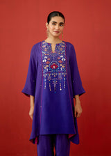 NURA KURTA SET - PURPLE