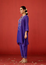 NURA KURTA SET - PURPLE