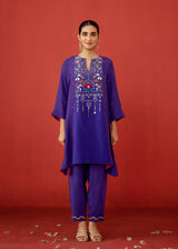 NURA KURTA SET - PURPLE