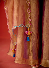 ABEER SHARARA SET - PURPLE