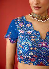 ZOHRA SAREE BLOUSE SET - RED