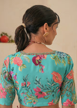 Fiza Blouse - Turquoise